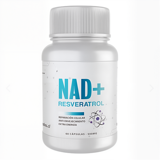 Nad + Resveratrol  60 Caps + Envío GRATIS! 🏠📦